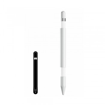 Magnetic Sleeve Soft Silicone Holder Grip Set For Apple Pencil Accessories for iPad Pro 9.7, 10.5 or 12.9 80mm