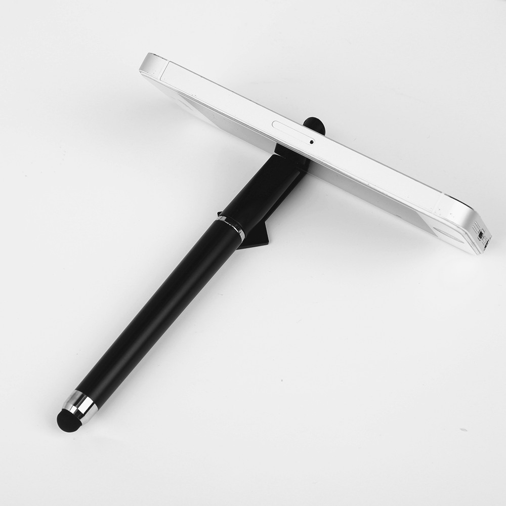 Multi-function Mobile Phone Stylus + Ball pen + Mobile Phone Stand Holder Gift Advert ad Logo Custom Picture DIY for Iphone 6 7