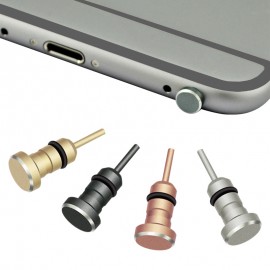 CatXaa Audio 3.5mm Dust Plug 3.5 AUX  Headset Jack Interface Anti Mobile Phone Card Retrieve Card Pin for Apple Iphone 5 6 Plus