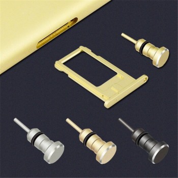 CatXaa Audio 3.5mm Dust Plug 3.5 AUX  Headset Jack Interface Anti Mobile Phone Card Retrieve Card Pin for Apple Iphone 5 6 Plus