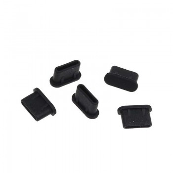 dropshipping 5pcs Dustproof Cover Cap Jack Charger Plug Type-C Port Anti-dust For Mobile Phone JLRJ88
