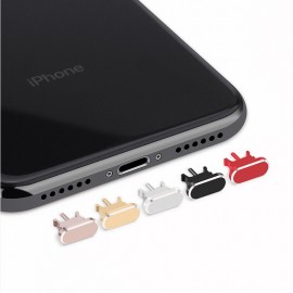 Metal Dust plug SIM Card Needle Dual use For iPhone X Xr 8 7 6 5s plus Prevent dust Prevent water Take off Sim card easy