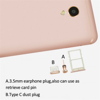 Aluminium Alloy Type C USB C Plug Set Earphone Jack 3.5 Stof Plug For Huawei P10 P20 Lite Accesorios Para Celular USB Cover Plug