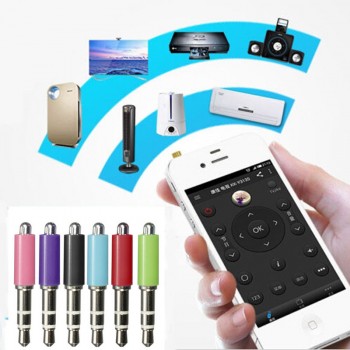 Mini Mobile Phone 3.5mm Smart Infrared IR Earphone Jack Plug For Air Conditioner TV DVD Camera Wireless Earphone Jack Dust Plug