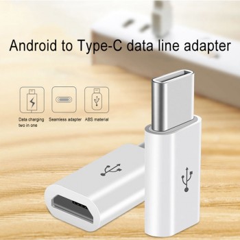 Micro USB Female to Type C Male Adapter for Letv Xiaomi Mi 5X Oneplus Samsung S8 Plus JLRJ88