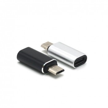 Aluminium Alloy Micro USB Male to Type C Female Adapter Converter Connector for Phone Tablet NK-Shopping