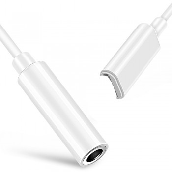 For Lightning to 3.5mm Headphone Jack Audio Cable Converter Adapter Aux For iPhone 7 X Earphone Splitter IOS 12 Male to Female