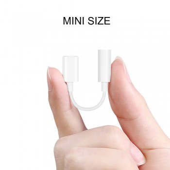 For Lightning to 3.5mm Headphone Jack Audio Cable Converter Adapter Aux For iPhone 7 X Earphone Splitter IOS 12 Male to Female