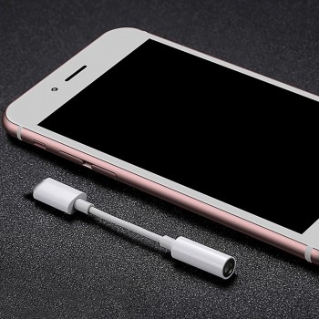 For Lightning to 3.5mm Headphone Jack Audio Cable Converter Adapter Aux For iPhone 7 X Earphone Splitter IOS 12 Male to Female