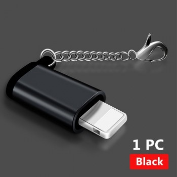 !ACCEZZ 1PC 2PC OTG Adapter For iphone X 7 8 6 5 Plus XS MAX XR Sync Data Charger Micro USB To Lighting Converter With Key Chain