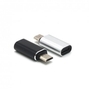 Micro USB Male to Type C Female Adapter Converter Connector Aluminium Alloy for Phone Tablet Q99 SGA998