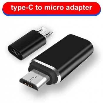 Micro USB Male to Type C Female Adapter Converter Connector Aluminium Alloy for Phone Tablet Q99 SGA998