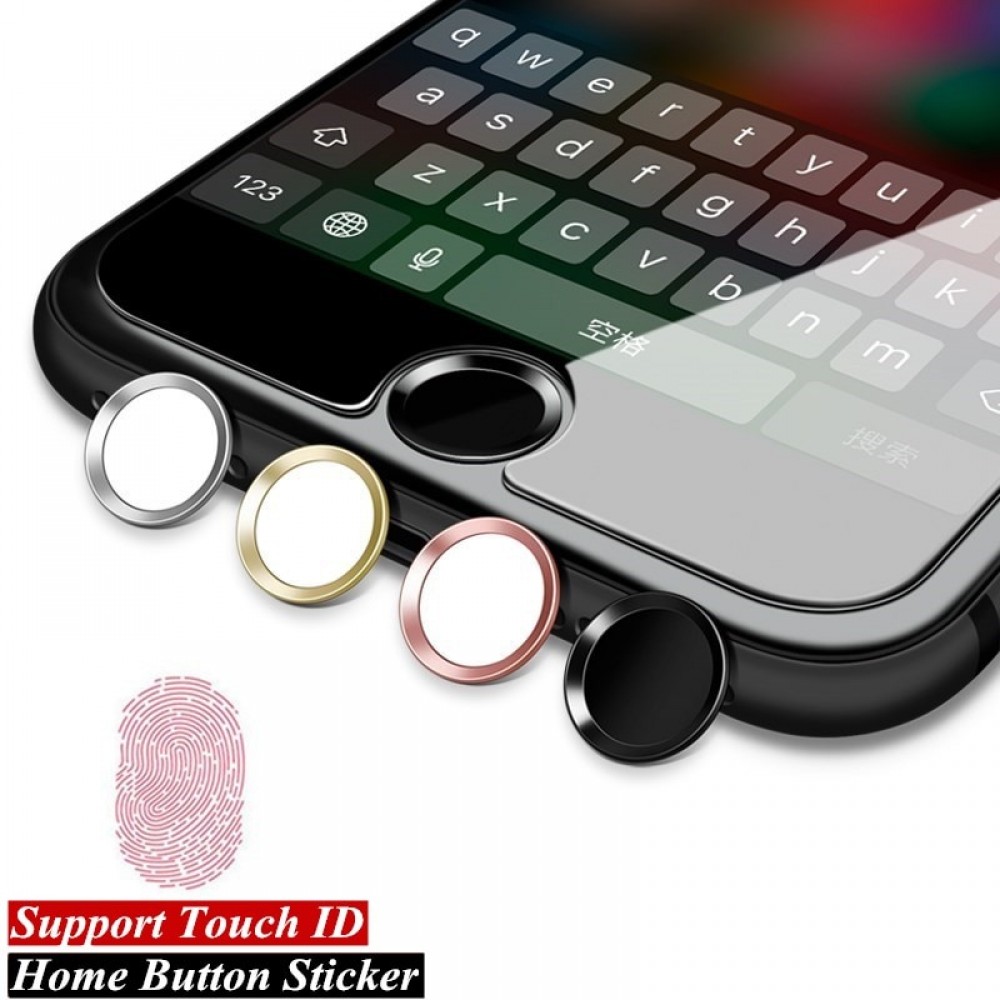 Universal Home Button Sticker For iPhone 8 7 6 6S Plus 5S SE 5 Fingerprint Touch ID Anti Sweat Protector For iPad Air 2 3 4 Mini