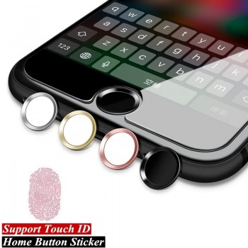 Universal Home Button Sticker For iPhone 8 7 6 6S Plus 5S SE 5 Fingerprint Touch ID Anti Sweat Protector For iPad Air 2 3 4 Mini