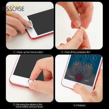 Universal Home Button Sticker For iPhone 8 7 6 6S Plus 5S SE 5 Fingerprint Touch ID Anti Sweat Protector For iPad Air 2 3 4 Mini