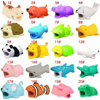 Etmakit Cable Protector Cute Animal Bite Shape Prevents Breakage Cable Protects for iPhone NK-Shopping