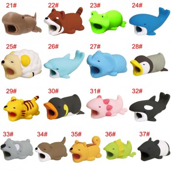 Etmakit Cable Protector Cute Animal Bite Shape Prevents Breakage Cable Protects for iPhone NK-Shopping