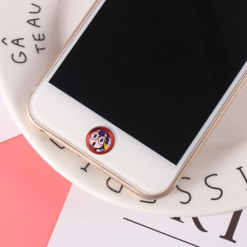 Cartoon Aluminum Touch ID Sensor Home Button Stickers For iPhone 5S 5C SE 6 6S 7 8 Plus For iPad air 2 mini 4 Fingerprint Keypad