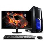 18.5 22 24 inch duo core 2.93G DDR3 Ram/DVD RW/HDD 250G i3/i5/i7 gaming desktop computer PC Fashion design computer desktop