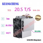 Newest BITMAIN AntMiner S11 20.5T 16nm BCH BTC SHA-256 Miner Better Than T9 S9 S9j S15 T15 Z9 Mini WhatsMiner M10 M3 Avalon 921