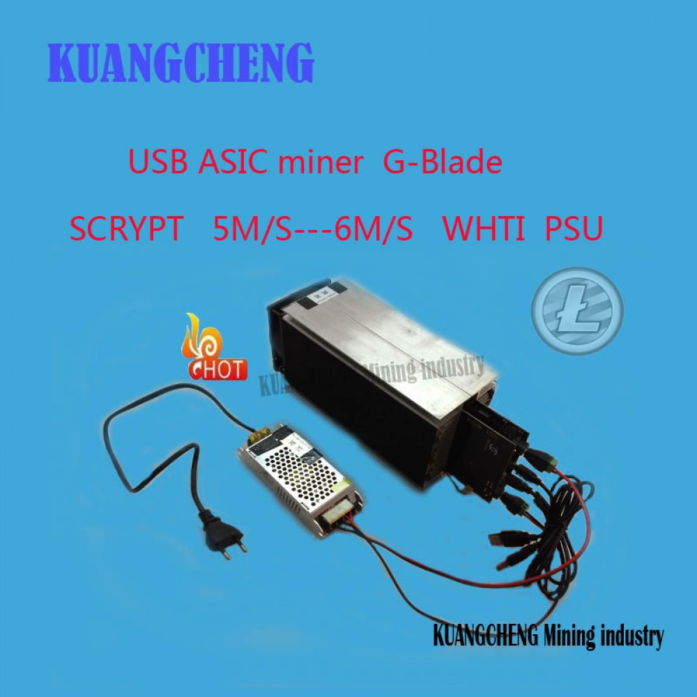 KUANGCHENG Mining industry Ltc miner Gridseed Blade G-Blade Scrypt Litecoin ASIC Miner 5.2~6Mh/s asic miner litecoin miner + PSU