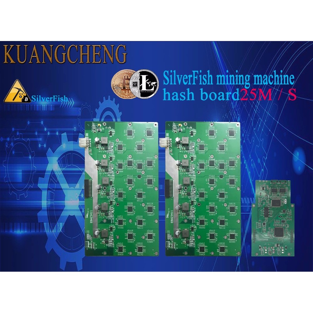 SilverFish hash board 25M Litecoin Miner Scrypt Miner the 420w better than ASIC miner Zeus 25M Litecoin can benefit all Scrypt c