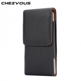 Universal Belt clip Holster for 4.0~6.3 Mobile Phone Bag Case Men Waist Bag for iPhone Samsung Huawei Hidden Magnetic Buckle