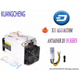 DASH miner ANTMINER D3 19.3GH/s ( With PSU-1800W) BITMAIN X11 dash mining Asic Miner machine can miner BTC on nicehash
