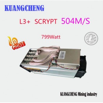 The old ASIC miner ANTMINER L3+ 504M/S scrypt miner is better than the ANTIMER L3 can configure a variety of power.