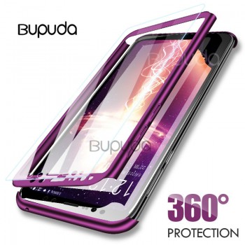 Bupuda 360 Full Cover Case For Samsung Galaxy S9 S8 Note 9 8 Phone Cases For Galaxy S7 S6 Edge Note 9 Shockproof Protective Case