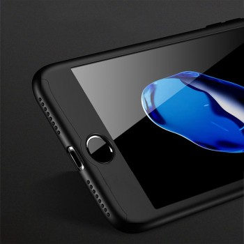 360 Degree Full Cover Phone Case For iPhone 7 8 Plus With Tempered Glass Cases Hard PC Shell For iPhone 6 6S Plus X 5 5S SE Capa