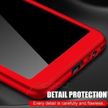 OICGOO 360 Full Cover Case For Samsung Galaxy A7 A6 A8 J4 J6 J8 Plus 2018 Phone Cases For Samsung Galaxy A5 A7 2017 Case Coque