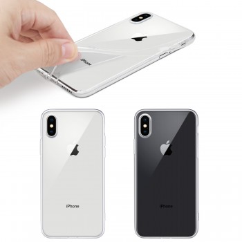For iPhone X Case, WEFOR Slim Clear Soft TPU Cover Support Wireless Charging for Apple 5.8 iPhone X /iPhone 10 (2017 Release)