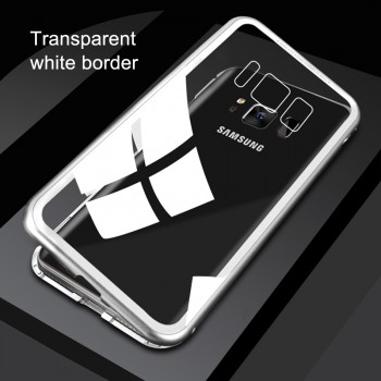 Magneto Magnetic Adsorption Metal Glass Case for Samsung Galaxy S8 Plus Cases Cover for Samsung Galaxy S9 Plus S7 Note 8 9 Case