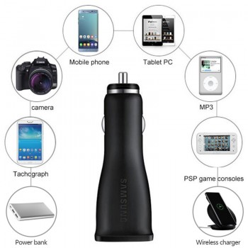 Original Car Charger Samsung Galaxy S9 S8 S 9 plus Fast Charger 1.2M USB Type-C Adaptive Travel Charging 9V1.67A amp; 5V2A Note 8 9
