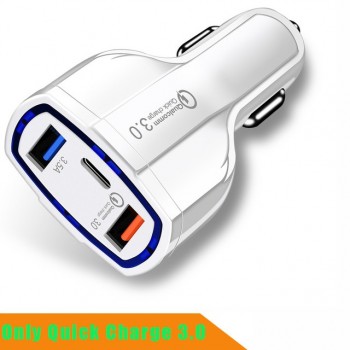 Quick Charge 3.0 Car Charger 5V 3.5A QC3.0 Turbo Fast Charging Car-charger Dual USB Car Mobile Phone Charger For SAMSUNG XIAOMI