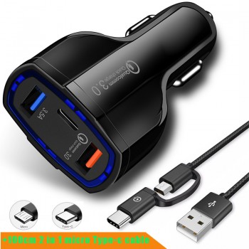Quick Charge 3.0 Car Charger 5V 3.5A QC3.0 Turbo Fast Charging Car-charger Dual USB Car Mobile Phone Charger For SAMSUNG XIAOMI
