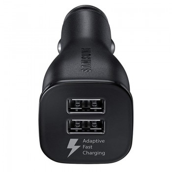 Original Samsung Car Charger 2 Dual USB 9V 1.67A Quick Fast Charge Micro USB Type C Cable For Galaxy S6 S7 Edge S8 S9 Plus A3 A5