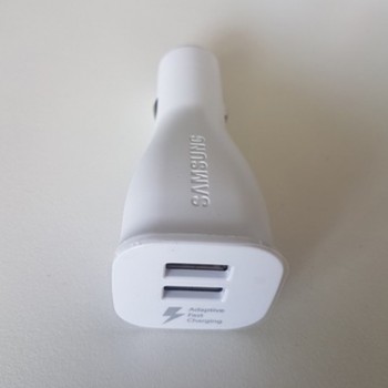 Original Samsung Car Charger 2 Dual USB 9V 1.67A Quick Fast Charge Micro USB Type C Cable For Galaxy S6 S7 Edge S8 S9 Plus A3 A5