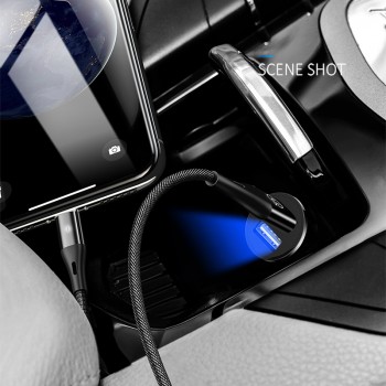 USAMS Smart Fast Mini Car Phone Charger Dual USB mini Car USB Chargers 3.1A Charging 2 USB Port Car-Charger for iPhone Samsung