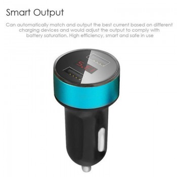CAFELE LED Dual USB Car Charger output 3.1A fast charging Mobile Phone Travel Adapter Cigar Lighter DC 12-24V Car Phone Charger