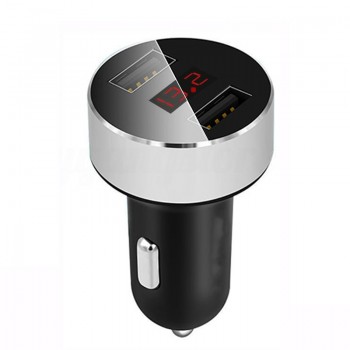 CAFELE LED Dual USB Car Charger output 3.1A fast charging Mobile Phone Travel Adapter Cigar Lighter DC 12-24V Car Phone Charger