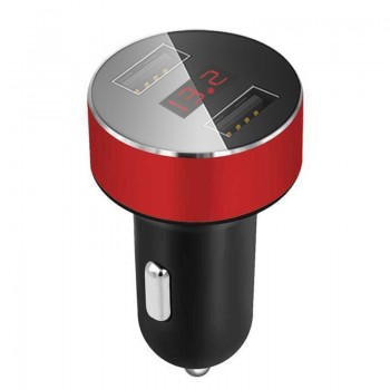 CAFELE LED Dual USB Car Charger output 3.1A fast charging Mobile Phone Travel Adapter Cigar Lighter DC 12-24V Car Phone Charger