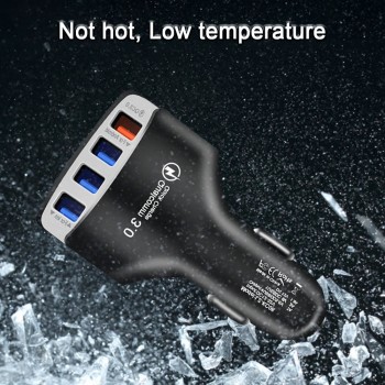 Quick Charger 3.0 Car Charger Adapter 7A QC3.0 Turbo Fast Charging Car charger 4 USB Car Mobile Phone Charger for iPhone Xiaomi