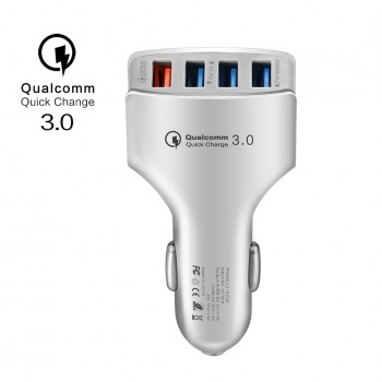 Quick Charger 3.0 Car Charger Adapter 7A QC3.0 Turbo Fast Charging Car charger 4 USB Car Mobile Phone Charger for iPhone Xiaomi