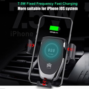 10W QI Wireless Fast Charger Car Mount Holder Stand For iPhone XS Max Samsung S9 For Xiaomi MIX 2S Huawei Mate 20 Pro Mate 20 RS