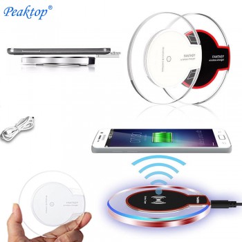 Peaktop Qi Wireless Charger Charging Induction Charger for Apple iPhone Xs Max 8 Plus for Samsung Galaxy S9 S8 Plus Note 9 8 S7