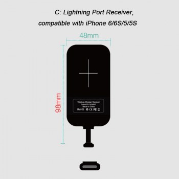 Nillkin Magic Tags QI Wireless Charging Receiver Micro USB / Type C Adapter For iPhone 5S SE 6 6S 7 Plus/Samsung S6 S7 Edge