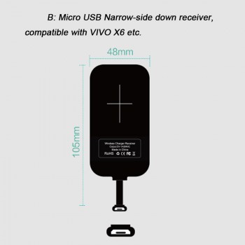 Nillkin Magic Tags QI Wireless Charging Receiver Micro USB / Type C Adapter For iPhone 5S SE 6 6S 7 Plus/Samsung S6 S7 Edge
