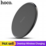 HOCO original Qi Wireless Charger Desktop Wireless Charging Pad For iPhone XR Xs Max X 8  for Samsung Galaxy S9 S8 xiaomi mix2s